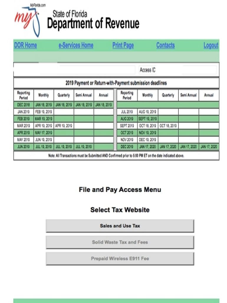 A page of tax information for the irs.